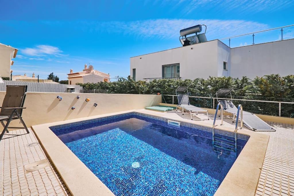 Villa Casa Felix Mit Pool Albufeira Esterno foto